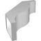 Ekena Millwork 6-in. W x 18-in. D x 24-in. H Funston Architectural Grade PVC Knee Brace BRCP06X18X24FST - alternate 4